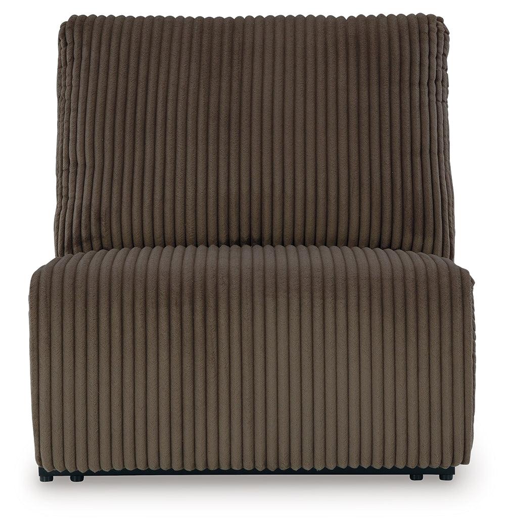 Top Tier Chocolate 4-Piece LAF Chaise Reclining Sectional by Ashley at Eve Furniture
