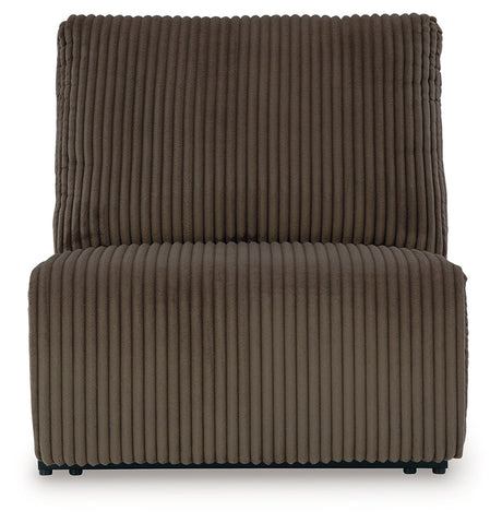 Top Tier Chocolate 4-Piece LAF Chaise Reclining Sectional by Ashley at Eve Furniture