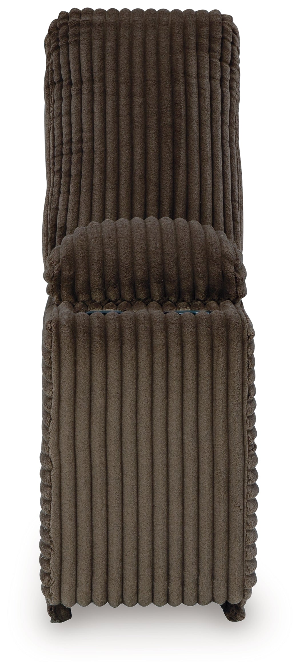 Top Tier Chocolate Console with Storage by Ashley at Eve Furniture