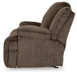 Top Tier Chocolate Oversized Manual Rocker Recliner by Ashley at Eve Furniture
