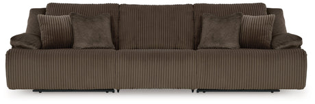 Top Tier Chocolate Reclining Living Room Set by Ashley at Eve Furniture