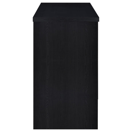 Topanga Black Engineered Wood Freestanding Home Bar by Coaster at Eve Furniture