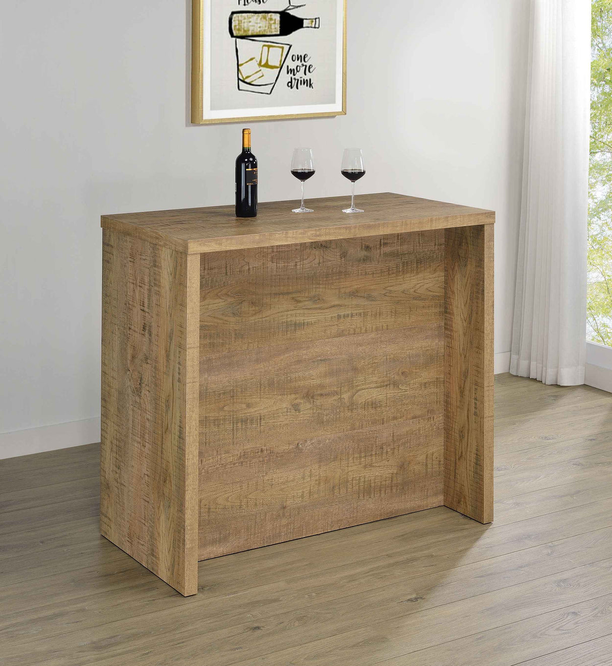Topanga Mango Engineered Wood Freestanding Home Bar by Coaster at Eve Furniture