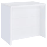 Topanga White Engineered Wood Freestanding Home Bar by Coaster at Eve Furniture