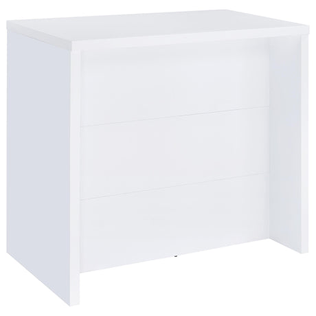 Topanga White Engineered Wood Freestanding Home Bar by Coaster at Eve Furniture