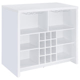 Topanga White Engineered Wood Freestanding Home Bar by Coaster at Eve Furniture