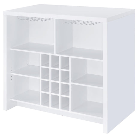 Topanga White Engineered Wood Freestanding Home Bar by Coaster at Eve Furniture