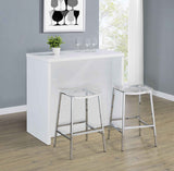 Topanga White Engineered Wood Freestanding Home Bar by Coaster at Eve Furniture