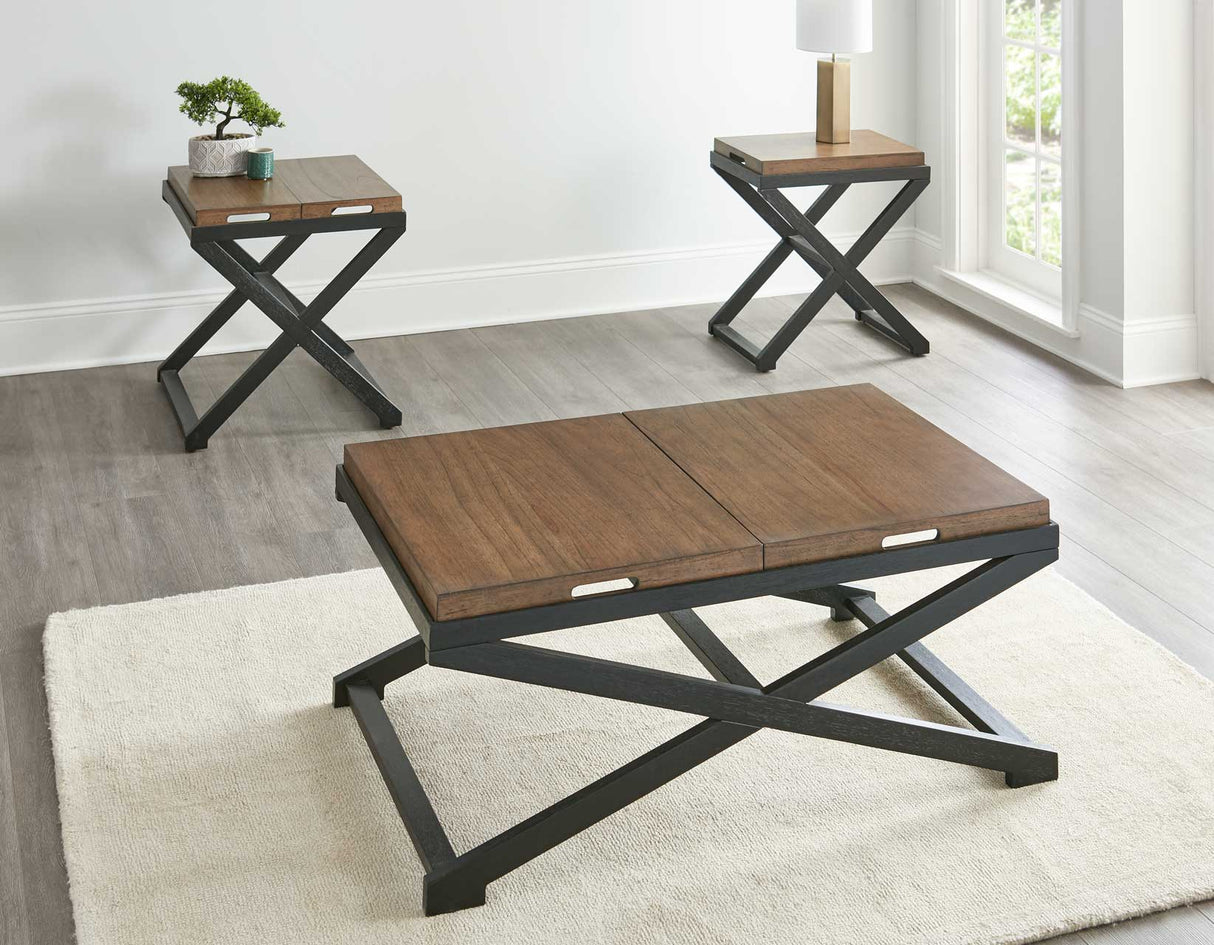 Topeka 3-Piece Set(Cocktail & 2 End Tables)