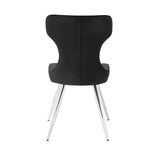 Topeka Black Side Chair, Set of 2 by Homelegance at Eve Furniture
