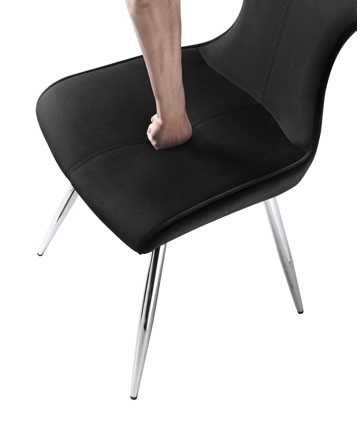 Topeka Black Side Chair, Set of 2 by Homelegance at Eve Furniture