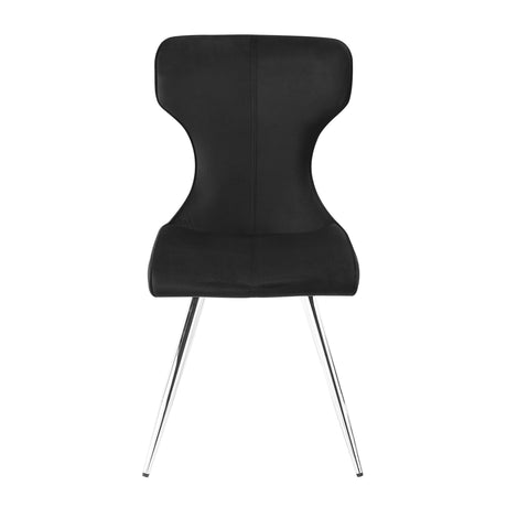 Topeka Black Side Chair, Set of 2 by Homelegance at Eve Furniture