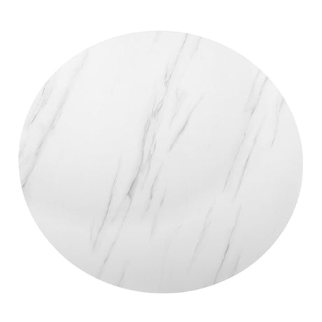 Topeka Chrome Round Dining Table by Homelegance at Eve Furniture