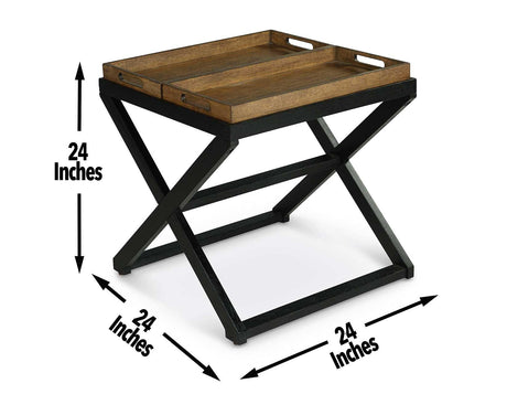 Topeka End Table by Steve Silver at Eve Furniture