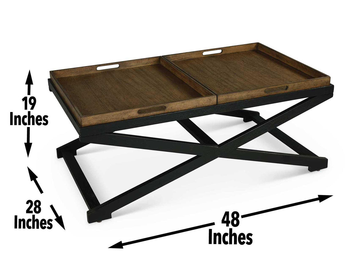 Topeka 3-Piece Set (Cocktail & 2 End Tables) by Steve Silver at Eve Furniture