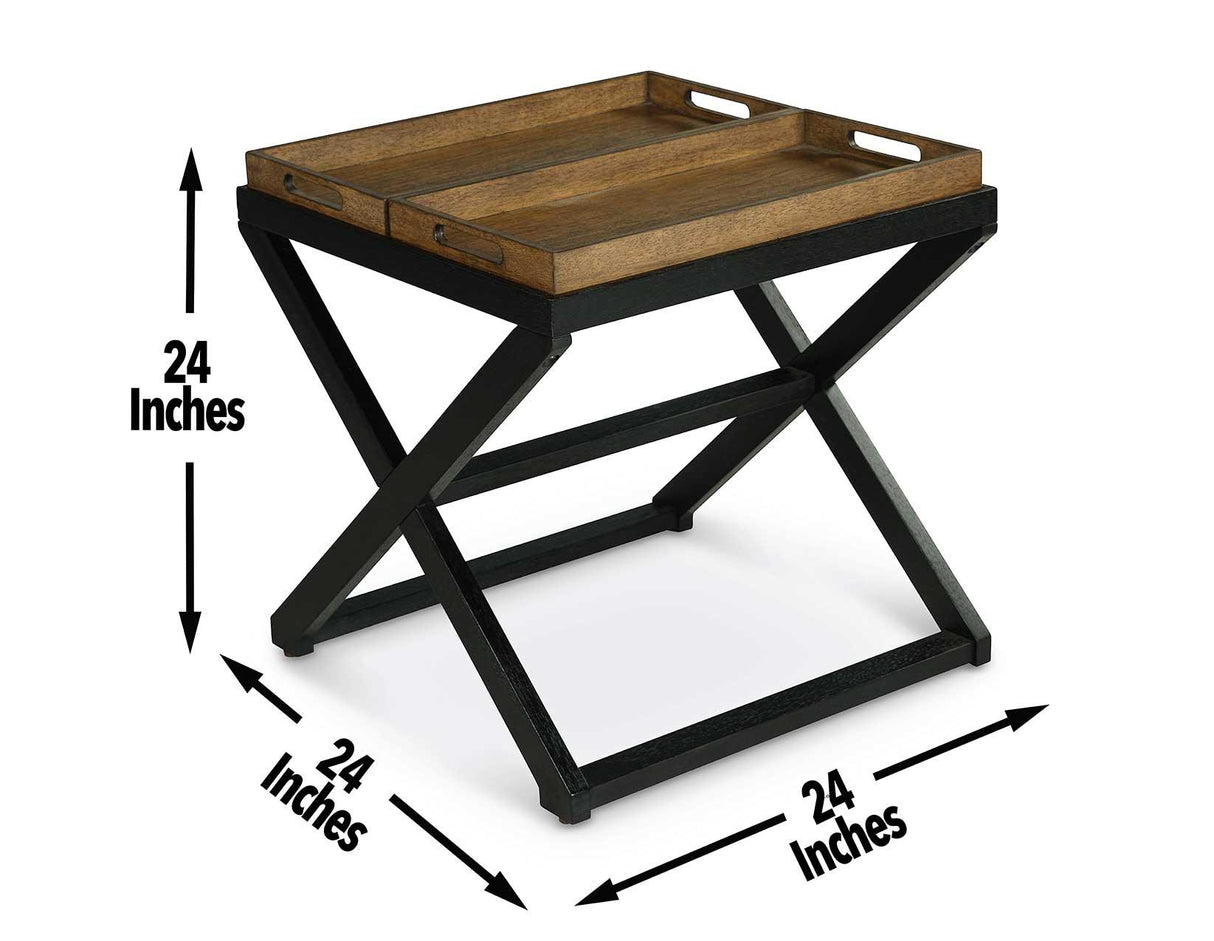 Topeka 3-Piece Set (Cocktail & 2 End Tables) by Steve Silver at Eve Furniture