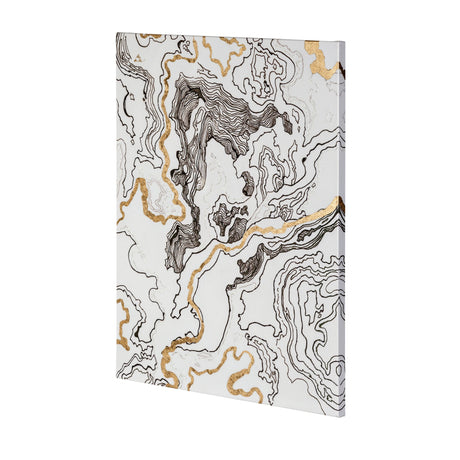 Topography I by Mercana Studio a Hand Embellished Textured Canvas by Mercana at Eve Furniture