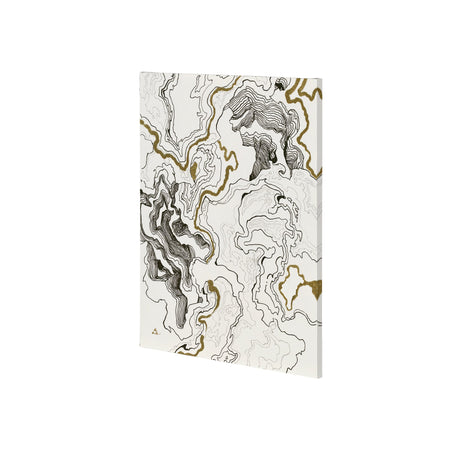 Topography II by Mercana Studio a Hand Embellished Textured Canvas by Mercana at Eve Furniture