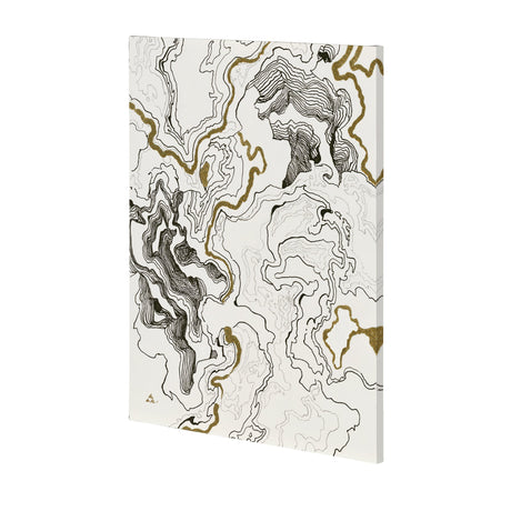Topography II by Mercana Studio a Hand Embellished Textured Canvas by Mercana at Eve Furniture