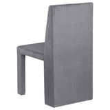 Tordera Velvet Upholstered Side Chair Grey (Set of 2)