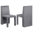 Tordera Velvet Upholstered Side Chair Grey (Set of 2) by Coaster at Eve Furniture