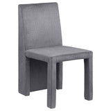 Tordera Velvet Upholstered Side Chair Grey (Set of 2) by Coaster at Eve Furniture