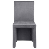Tordera Velvet Upholstered Side Chair Grey (Set of 2) by Coaster at Eve Furniture