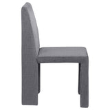 Tordera Velvet Upholstered Side Chair Grey (Set of 2) by Coaster at Eve Furniture