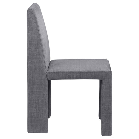 Tordera Velvet Upholstered Side Chair Grey (Set of 2) by Coaster at Eve Furniture