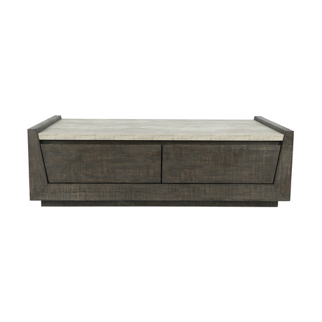Tori Antique Gray 58 Coffee Table by Classic Home at Eve Furniture