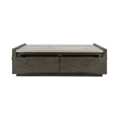 Tori Antique Gray 58 Coffee Table by Classic Home at Eve Furniture