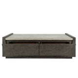 Tori Dark Brown 58" Coffee Table by Classic Home at Eve Furniture