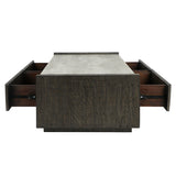Tori Dark Brown 58" Coffee Table by Classic Home at Eve Furniture