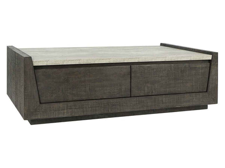 Tori Dark Brown 58" Coffee Table by Classic Home at Eve Furniture
