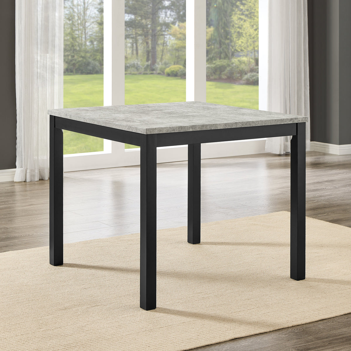 Tori Grey 5-Piece Counter Height Set by New Era Innovations at Eve Furniture