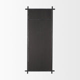 Tori Gunmetal w/ Textured Metal Cross Frame Wall Mirror by Mercana at Eve Furniture