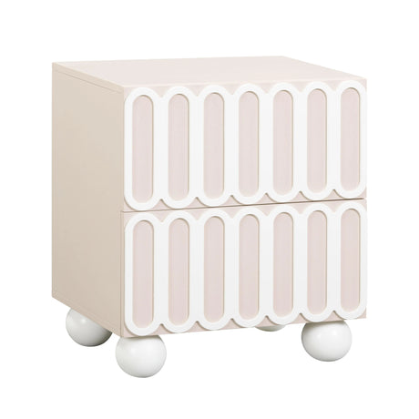 Tori Motif 2-Drawer Nightstand by TOV Furniture at Eve Furniture