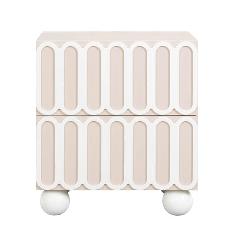 Tori Motif 2-Drawer Nightstand by TOV Furniture at Eve Furniture