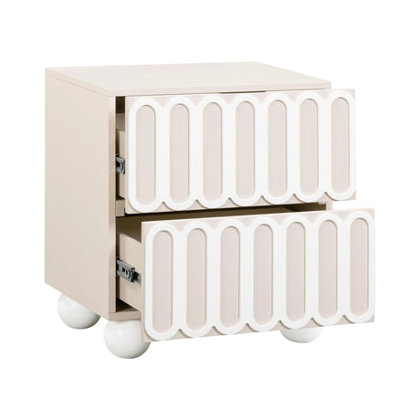 Tori Motif 2-Drawer Nightstand by TOV Furniture at Eve Furniture