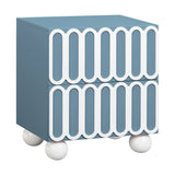 Tori Motif 2-Drawer Nightstand by TOV Furniture at Eve Furniture