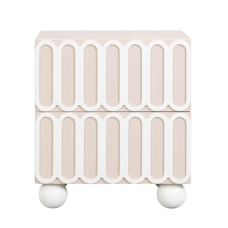 Tori Motif 2-Drawer Nightstand by TOV Furniture at Eve Furniture