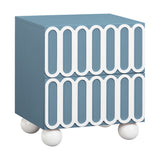 Tori Motif 2-Drawer Nightstand by TOV Furniture at Eve Furniture