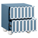 Tori Motif 2-Drawer Nightstand by TOV Furniture at Eve Furniture