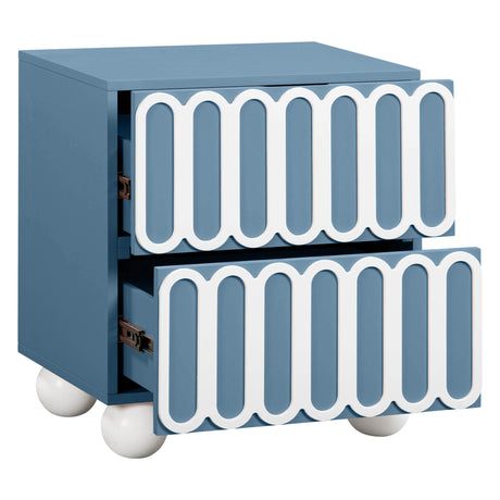 Tori Motif 2-Drawer Nightstand by TOV Furniture at Eve Furniture