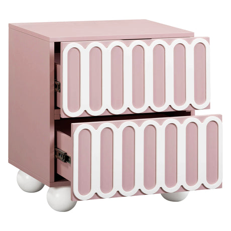 Tori Motif 2-Drawer Nightstand by TOV Furniture at Eve Furniture