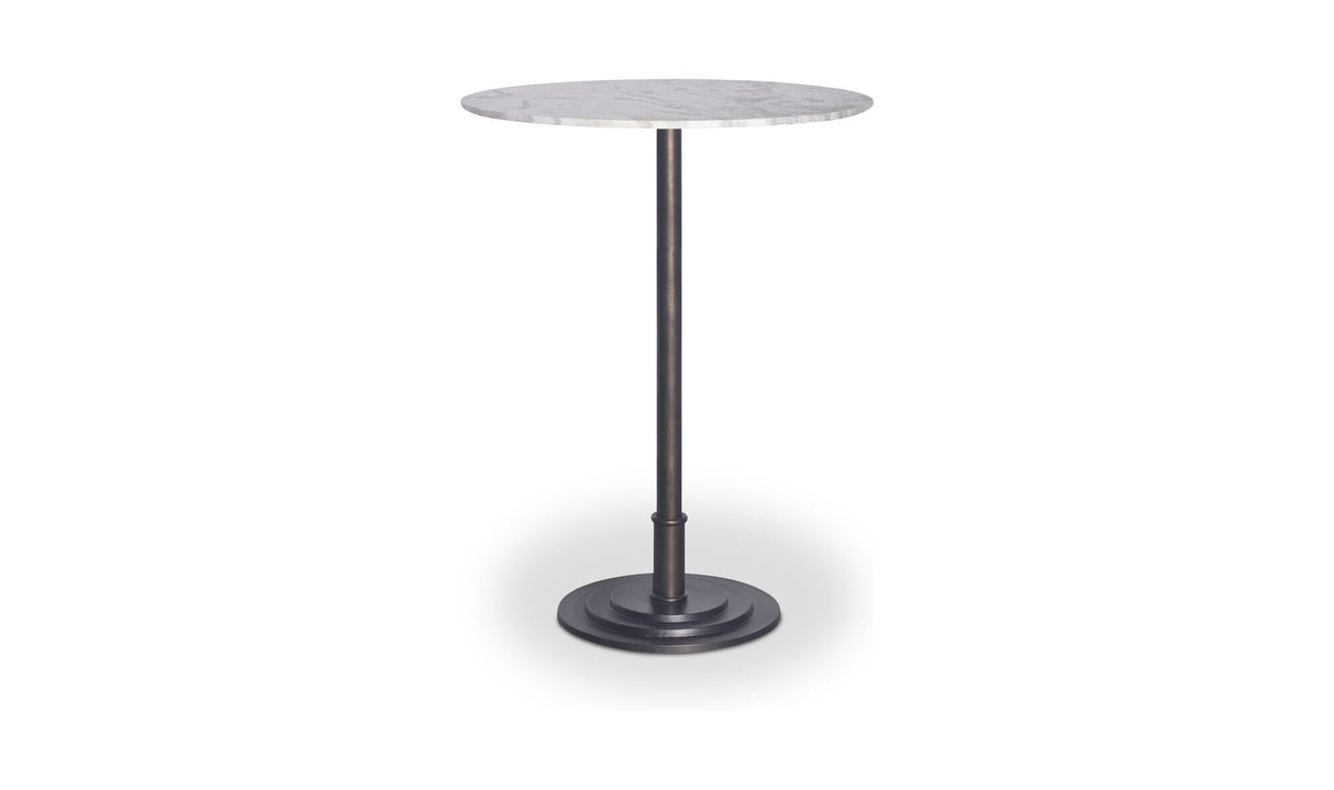 Tori Outdoor Bar Table White Marble by Moe's Home at Eve Furniture