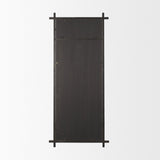 Tori Textured Gold Metal Cross Frame Wall Mirror by Mercana at Eve Furniture