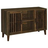 Torin Dark Pine 2-Door Engineered Wood Accent Cabinet