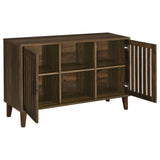 Torin Dark Pine 2-Door Engineered Wood Accent Cabinet by Coaster at Eve Furniture