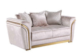Torino Champagne Living Room Set by New Era Innovations at Eve Furniture